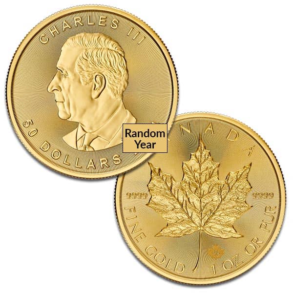 Canadian Gold Maple Leaf 1 oz - Image 3