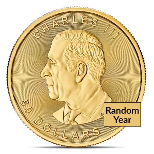 Canadian Gold Maple Leaf 1 oz - Image 2