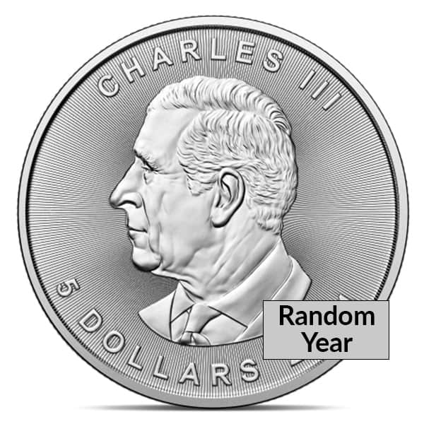 Canadian Silver Maple Leaf 1 oz - Image 3