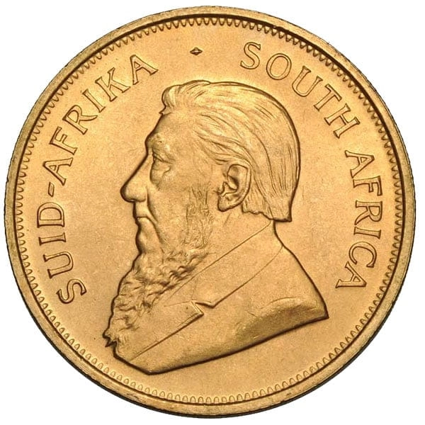 1 oz gold krugerrand back