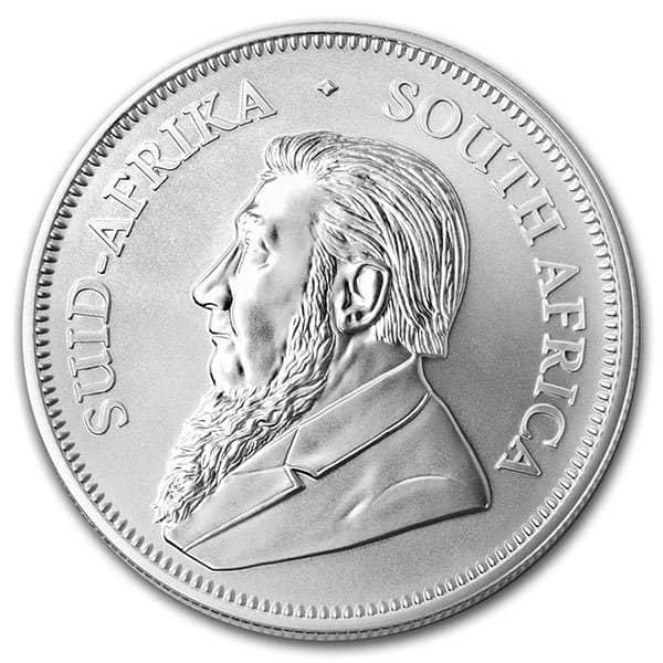 South African Silver Krugerrand 1 oz - Image 2