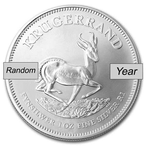 1 oz Silver krugerrand back