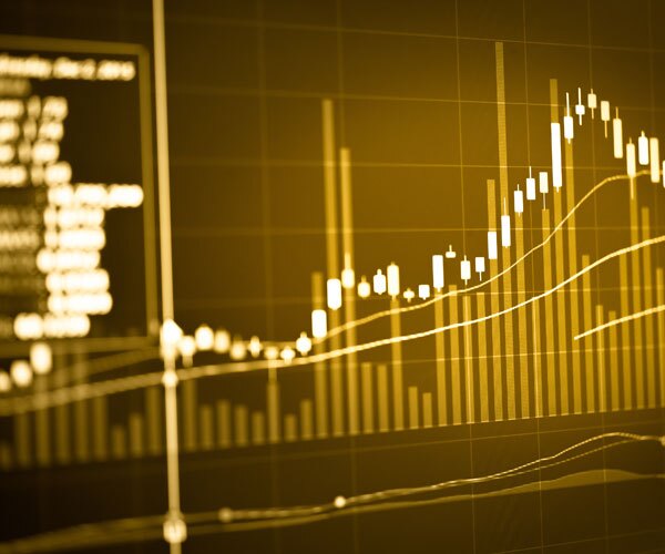 a chart of stock market