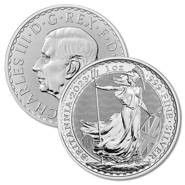 British Silver Britannia 1 oz - Image 3